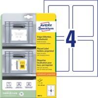 AVERY Zweckform Etiketten Weiss, Hellgrau 0,5 x 21 x 29,7 cm 5 Stück