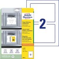 AVERY Zweckform Etiketten Weiss, Hellgrau 0,5 x 21 x 29,7 cm 5 Stück