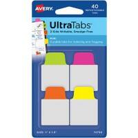 Marque-pages Avery 1 x 2,5 x 3,8 cm Assortiment 74759 40 unités