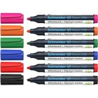 Schneider Maxx 290 96082000 Whiteboard-Marker Farbig assortiert Breit Filzspitze 2 - 3 mm 6 Stück