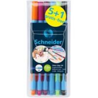 Stylo-bille Schneider Slider 96081099 Assortiment 0,7 mm Extra large Bille 6 Unités