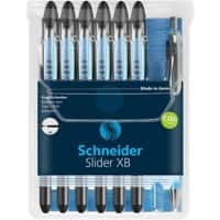 Stylo-bille Schneider Slider 96085000 Noir 0,7 mm Extra large Bille 7 Unités