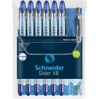 Stylo-bille Schneider Slider 96085000 Bleu 0,7 mm Extra large Bille 7 Unités
