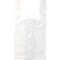 Sac de courses PAPSTAR Shirt Blanc 26 x 16 x 50 cm 200 unités