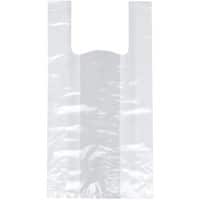 Sac de courses PAPSTAR Shirt Blanc 22 x 15 x 55 cm 200 unités