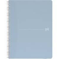 Cahier OXFORD My Rec’Up A5 Quadrillé Reliure à double fil Carton verni mat Bleu  180 Pages 90 Feuilles