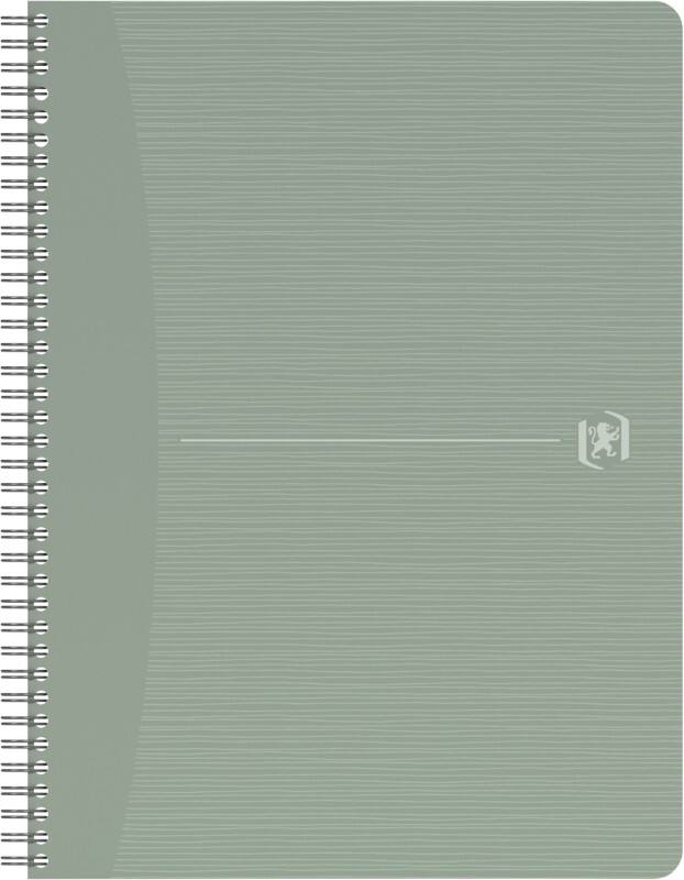 Cahier OXFORD My Rec’Up A4 Quadrillé Reliure à double fil Carton verni mat Vert Sans perforation 180 Pages 90 Feuilles