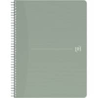 Cahier OXFORD My Rec’Up A6 Quadrillé Reliure à double fil Carton verni mat Vert Non perforé 180 pages