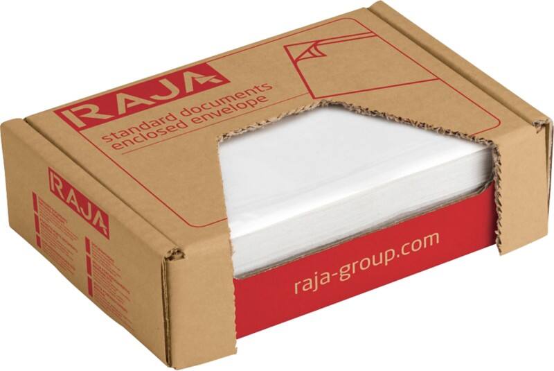 RAJA Selbstklebend Dokumententaschen C6 PE (Polyethylen), Silikonpapier Transparent 16,5 (B) x 11,5 (H) cm 250 Stück