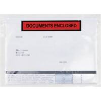 RAJA Selbstklebend Dokumententaschen C5 PE (Polyethylen), Silikonpapier Transparent 22,5 x 16,5 cm 250 Stück