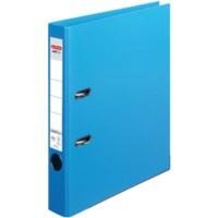 Classeur à levier herlitz MaX.file Protect plus A4 55 mm Bleu clair 2 anneaux Carton, PP (Polypropylène) Relief