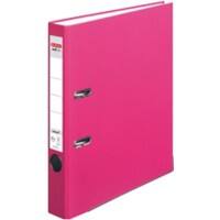 Classeur à levier herlitz MaX.file Protect PP A4 55 mm Rose 2 anneaux Carton, PP (Polypropylène) Relief