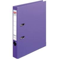 herlitz maX.file Protect plus Ordner A4 55 mm Violett 2 Ringe Pappkarton, PP (Polypropylen) Texturiert