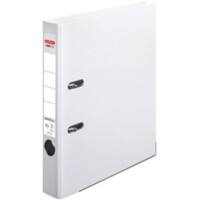 herlitz maX.file Protect plus Ordner A4 55 mm Weiss 2 Ringe Pappkarton, PP (Polypropylen) Texturiert