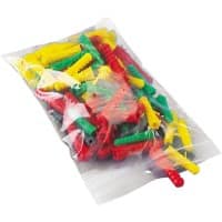 RAJA Sachets hermétiques PEBD (Polyéthylène à basse densité) Transparent 20 x 15 cm 1000 Unités