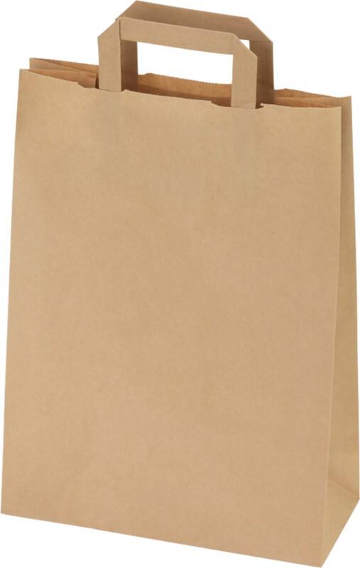 Raja Tragetasche PPL221KR Braun 80 g/m² 250 Stück