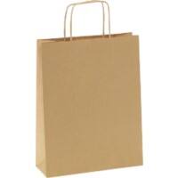 Sac de courses Raja 90 g/m² Marron 50 Unités