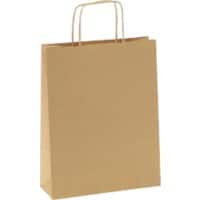 Sac de courses Raja 100 g/m² Marron 50 Unités