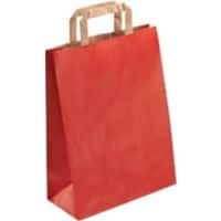 Fourre-tout RAJA PP27KR Rouge 80 g/m² 26 x 12 x 35 cm 50 Unités