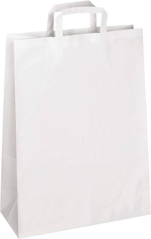 Raja Tragetasche PPL181KB2 Weiss 70 g/m² 500 Stück