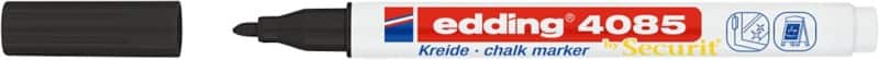 edding Kreidemarker e-4085 Filzspitze 1-2 mm Schwarz