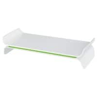 Support pour moniteur Leitz Ergo WOW 6504 Réglable en hauteur Jusqu’à 27” Blanc, vert 483 x 200 x 112 mm