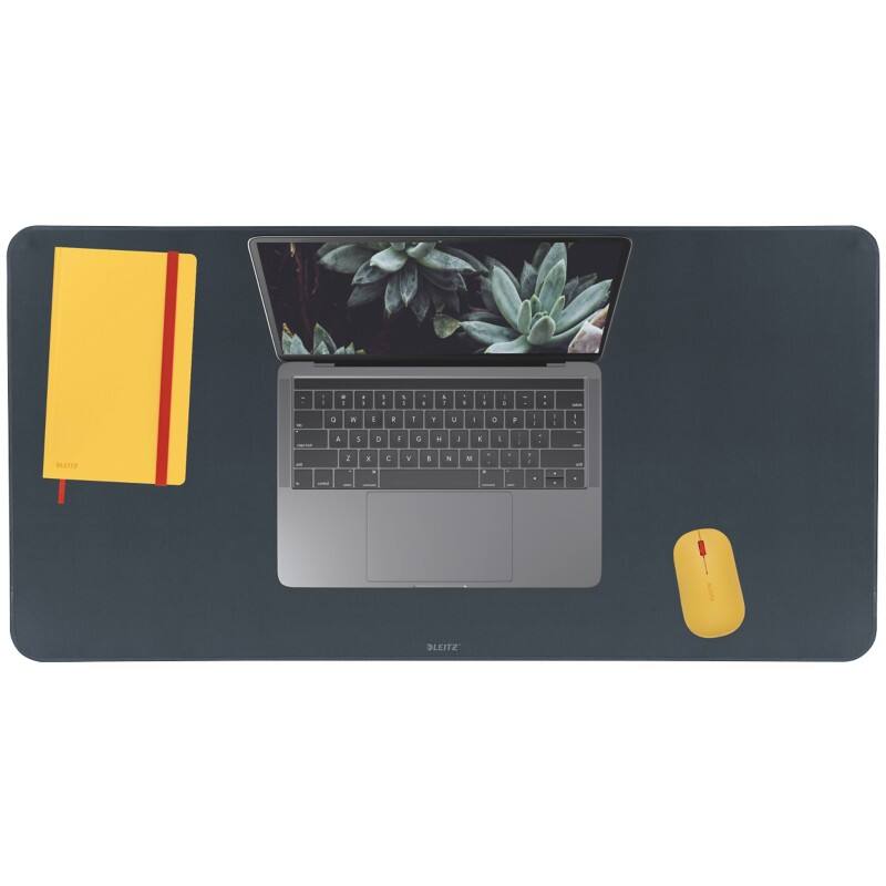 Sous-main Leitz Cosy Mousse, PL (Polyester) Gris 80 x 40 cm