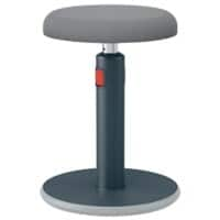 Tabouret assis-debout Leitz Ergo Cosy 65180089 Avec siège réglable 46 - 79 cm Jusqu'à 110 kg Gris