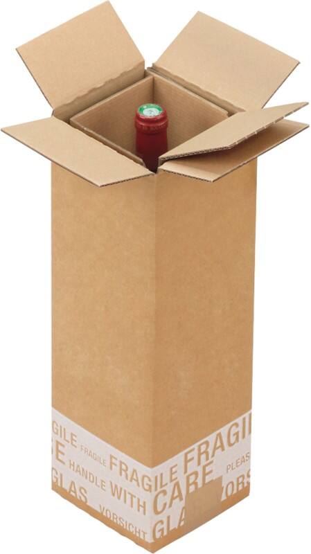 Raja Flaschenversandkarton CBCM1 Braun 20 Stück