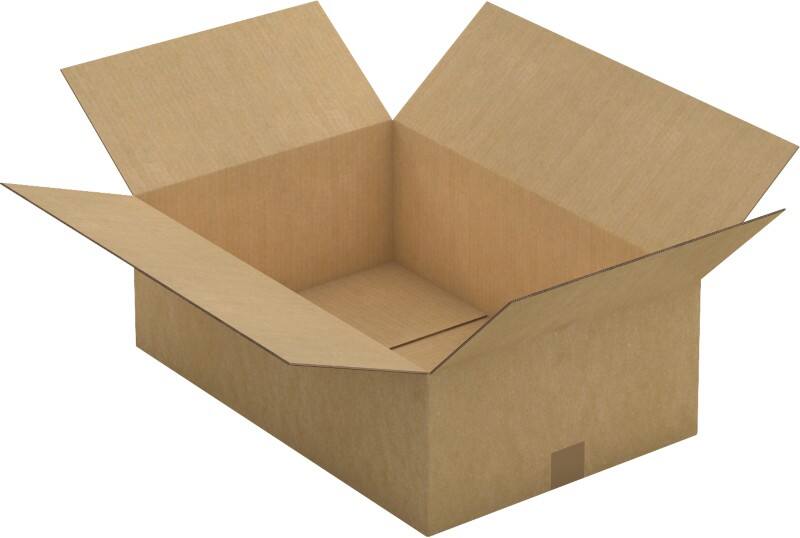 Caisse en carton Raja Marron 600 x 400 x 200 mm 10 Unités