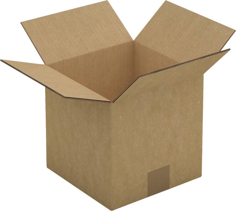 Raja Wellpappkarton CAD01AUK 200 x 200 x 200 mm Braun 15 Stück