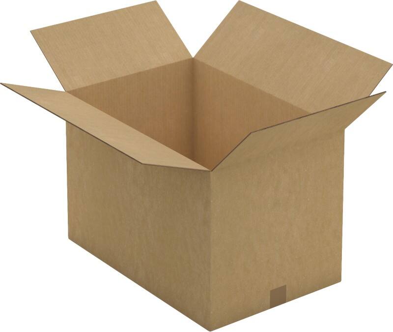 Raja Wellpappkarton CAD29UK 500 x 400 x 400 mm Braun 10 Stück