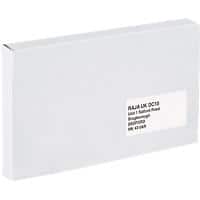 RAJA Boîte d'expédition Paroi simple Carton 120 (l) x 25 (P) x 165 (H) mm Blanc 50 Unités