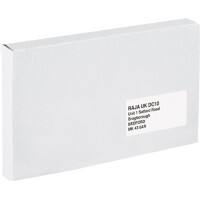 RAJA Boîte d'expédition Paroi simple Carton 250 (l) x 25 (P) x 350 (H) mm Blanc 50 Unités