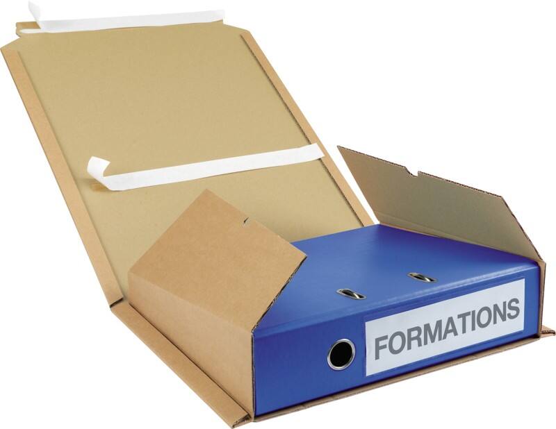 Raja Ordnerkarton CLA100 Braun 25 Stück