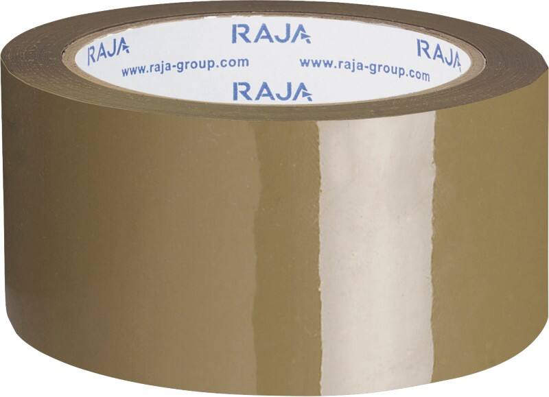 RAJA Verpackungsklebeband geräuscharm Braun 48 mm (B) x 66 m (L) PP (Polypropylen) 36 Stück