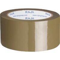 Ruban adhésif d'emballage Raja Marron 48 mm (l) x 66 m 36 unités