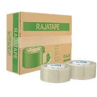 RAJA Ruban adhésif d'emballage Transparent 48 mm (l) x 66 m (L) PP (Polypropylène) 6 Unités