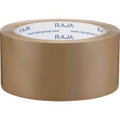 Ruban adhésif d'emballage Raja Marron 66 m 36 unités