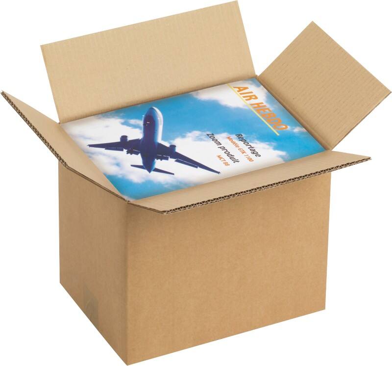 Raja Wellpappkarton CAD13D Braun 10 Stück