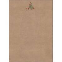 Papier de Noël SIGEL DP415 A4 Marron 100 g/m²