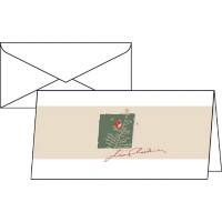 Carte de Noël + enveloppe Sigel DS072 21,8 cm Marron 10 + 10 unités