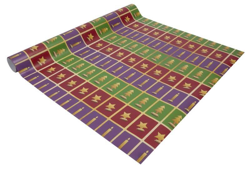 Sigel Geschenkpapier Weihnachten Papier Mehrfarbig