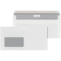 Enveloppes ÖKI Classic Fenêtre à gauche DL 220 x 110 mm (l x h) Autocollante Blanc 80 g/m² 1000 unités