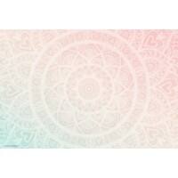 Sous-main cover your desk Mandala Vinyle Rouge 40 x 60 cm
