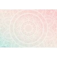 Sous-main cover your desk Mandala Vinyle Rouge 40 x 60 cm