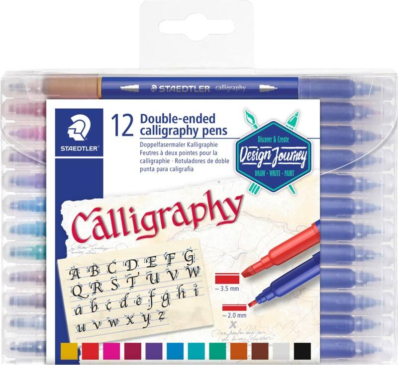 Stylos de calligraphie STAEDTLER Assortiment 12 Unités