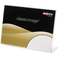 Deflecto Tischaufsteller A7 quer Freistehend 10.1 (B) x 3.7 (T) x 7.7 (H) cm Transparent