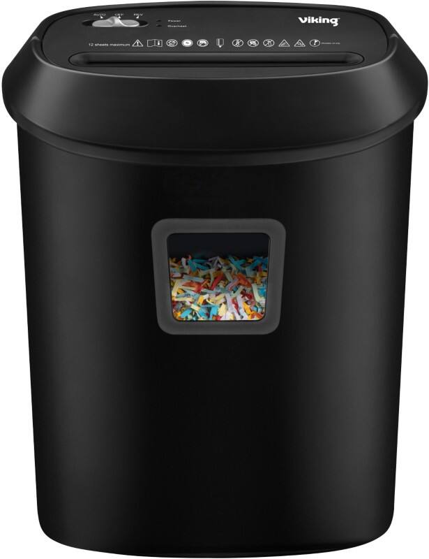 Viking Aktenvernichter Partikelschnitt Sicherheitsstufe P-3 12 Blatt