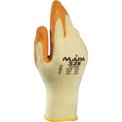 MAPA Professional Titan 328 Handschuhe Latex Gelb